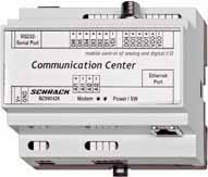 COMMUNICATION CENTER W SCHRACK COMMUNICATION CENTER BZ99042F1 SCHRACK komunikačné centrum je vašim ideálnym partnerom pre diaľkové monitorovanie a ovládanie vykurovania, žalúzií, záložných zdrojov a