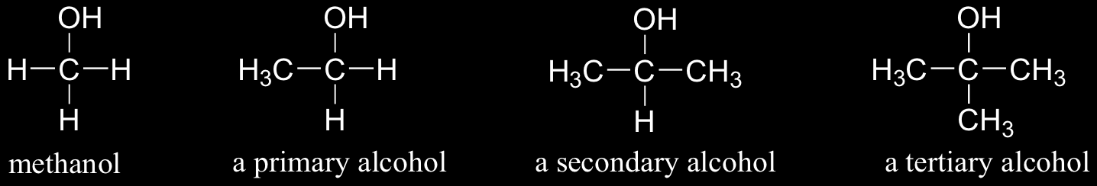 nasýtený uhľovodík s hydroxyskupinou k názvu