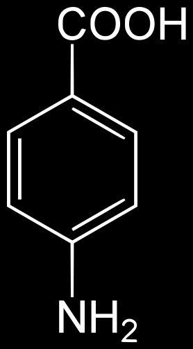 p-aminobenzoovej kyseliny