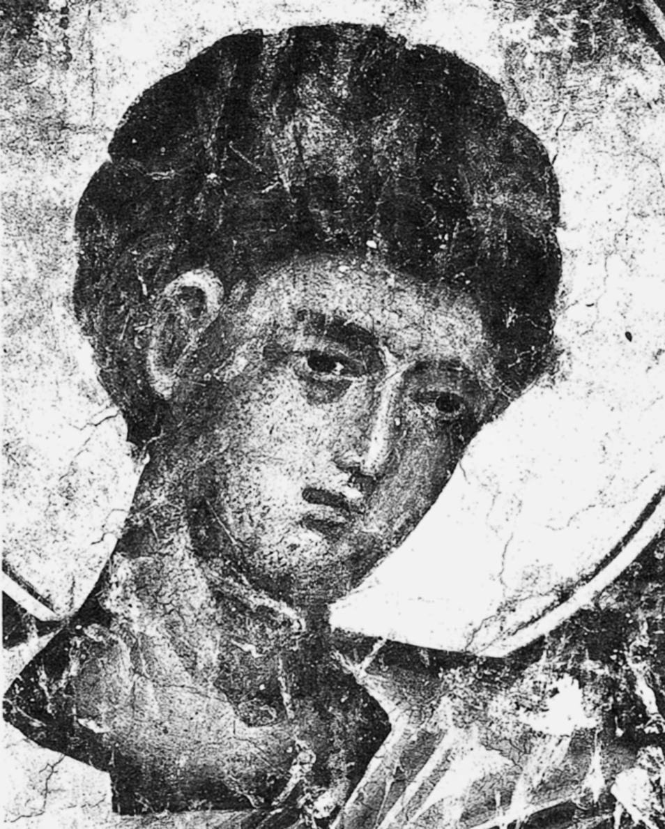 5) από τη Manasijia, ενώ πιο έντονη είναι η ομοιότητα του Σίμωνα (Εικ. 6) με τον αδιάγνωστο απόστολο από το ίδιο μνημείο (Εικ. 7) 48.
