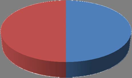 Γράφημα Α4: Λάκκος 182 αριθμητική και ποσοστιαία γραφική απόδοση των τριπτών ευρημάτων 1 50% 1 50% βότσαλα πρώτες ύλες υποπροϊόντα Γράφημα Α5: Λάκκος 183 αριθμητική και ποσοστιαία γραφική απόδοση των