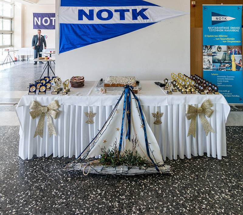 ΔΕΛΤΙΟ ΤΥΠΟΥ Κοπή της Πίτας, βράβευση των Πρωταθλητών του Ν.Ο.Τ.Κ και απονομή Α Πανελληνίου Πρωταθλήματος OPEN BIC Καλλιθέα 18 Ιανουαρίου 2017 Ευχές για Καλή Χρονιά και αναμνηστικά βραβεία στους