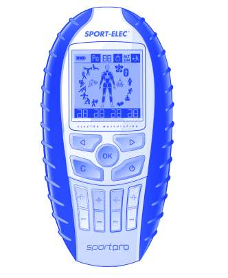 I Navodila za uporabo naprave SPORT-ELEC model SPORT PRO ( 4 kanali) ali model MULTISPORT (2 kanala) Tipka levo : korak nazaj ali drugačna izbira Tipka OK : Potrditev po vsakokratni izbiri Tipka
