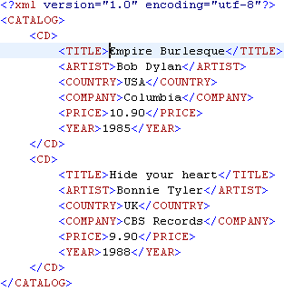 XML JSON ή Έχουν τα δεδομένα που στέλνονται από τον server στον Browser Η XML είναι