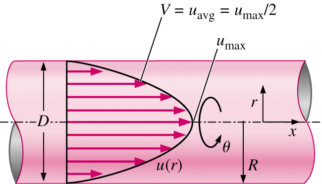 Fully Developed Pipe Flow Comparison of laminar and turbulent flow There are some major differences between laminar and turbulent fully developed pipe flows Laminar Can solve