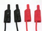 izolată - Fişă tată cotită Ø 4 mm izolată 15 A 1.