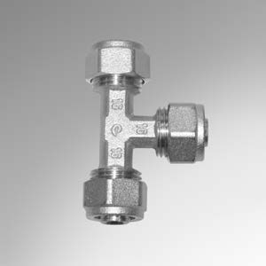 Elementele sistemului sistemul de conducte Purmo HKS Imagini Descriere Conexiuni mecanice prin filet Тeu egal - pentru conducta 6x2 6x6x6 FAZT6A6A6AP0 Conexiune de îmbinare cu filet exterior -