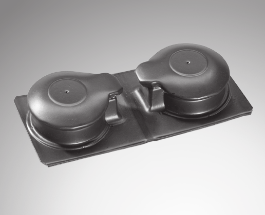 termoizolantă - mm - grosime totală - 3 mm - sarcina termică