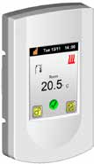 pentru temperatura pardoselei Montare rapidă pe soclu sub tencuială Reducerea temperaturii 7 mm FAW3RWRFDVNC0300 FAW0RWRFDVNC0300 Termostat TempCo Central 230 V Termostat TempCo Central 24 V