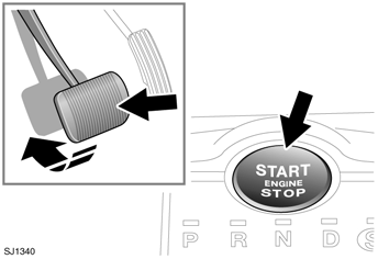 Εκκίνηση του κινητήρα Εκκίνηση του κινητήρα ΕΚΚΙΝΗΣΗ ΟΧΗΜΑΤΟΣ ΜΕ ΒΕΝΖΙΝΟΚΙΝΗΤΗΡΑ Δεν πρέπει ποτέ να ξεκινάτε τον κινητήρα ούτε να τον αφήνετε να λειτουργεί όταν το όχημα βρίσκεται σε κλειστό χώρο.