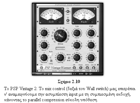 Το parallel compression, όµως, είναι διαφορετικό από το upward compression από την άποψη ότι τα