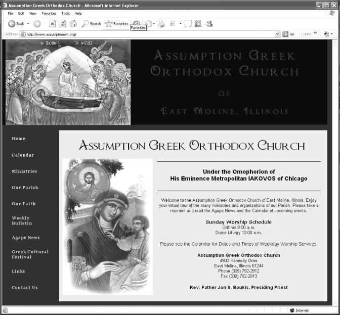 WEBSITE Have you visited the Assumption Parish Website yet - www.assumptionem.org? Come and Check it out!