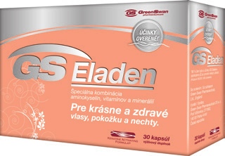 PRE ŽENY GS Eladen GS Eladen vyživuje vlasy, pleť a nechty zvnútra organizmu a napomáha zlepšiť ich vzhľad.
