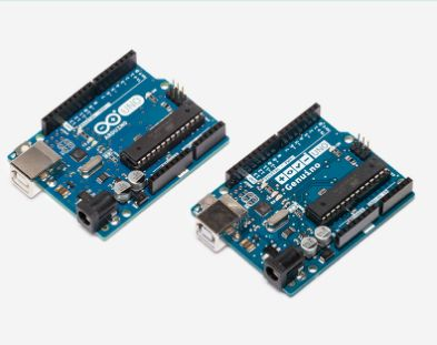 Arduino UNO (USA ONLY) & Genuino UNO (OUTSIDE USA) The UNO is the best board to get started with electronics and coding.