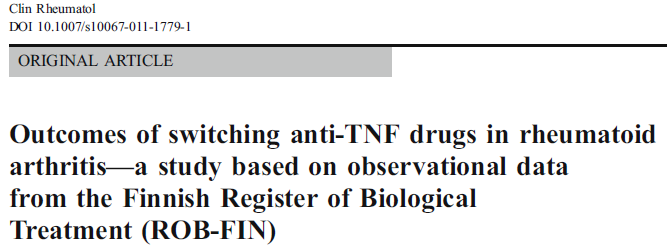 2 Αίτια διακοπής TNFi θεραπείας 479 patients, 1999-2009