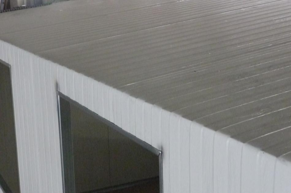 The design and construction of the prefabricated house without an internal metal frame and the existence of the insulated floor, makes it innovative as it is the first time that prefabricated house
