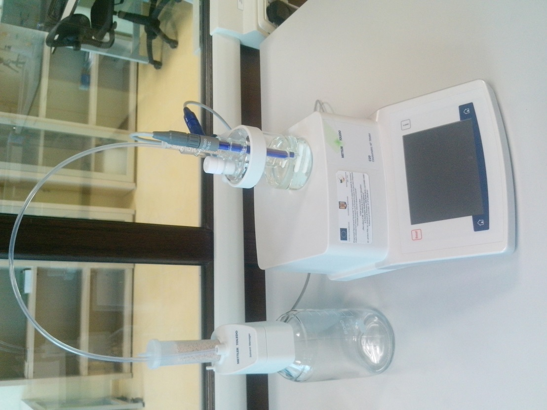 Caracterizarea fizică şi structurală a materiei TITRATOR KARL FISCHER COULOMETRIC (Anexă poziţia nr.