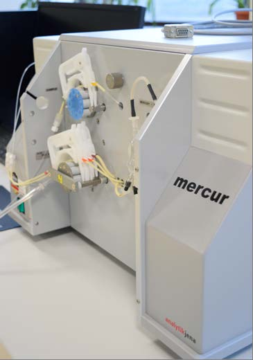 Caracterizarea fizică şi structurală a materiei APARAT DE ANALIZĂ ELEMENTALĂ PENTRU DETERMINAREA MERCURULUI: MERCUR DUO Analytik Jena (Anexă poziţia nr.