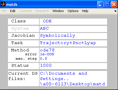 88 (1.70) (1.71) (1.72) Με το toolbox Matds του Matlab που χρησιµοποιεί τον αλγόριθµο των Wolf et al. έχουµε: Σχήµα 1.