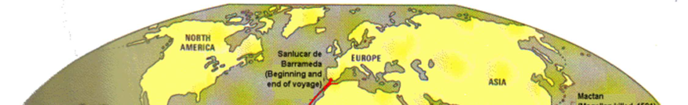 Φερδινάνδος Μαγγελάνος (Fernando de Magallanes, 1480-1521) Ο Πορτογάλος θαλασσοπόρος Φερδινάνδος Μαγγελάνος έµεινε στην ιστορία ως ο πρώτος Ευρωπαίος που «παρέκαµψε» τη Νότια Αµερική και διέσχισε τον