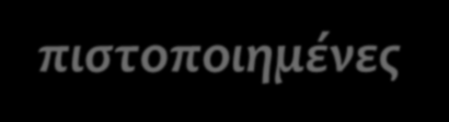 πιστοποιημένες διαφορετικές Ευρωπαϊκές