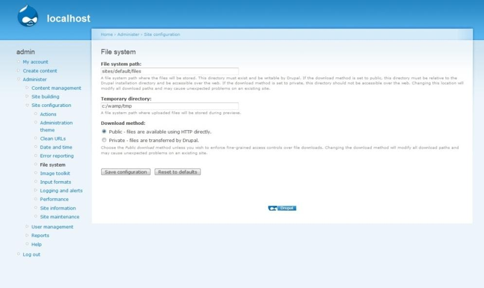 ηε ζειίδα απηή εκθαλίδνληαη 5 ελφηεηεο ηνπ site πνπ έρνπλ λα θάλνπλ κε ηε δηαρείξηζε πεξηερνκέλνπ (Content management), κε ηε δηαρείξηζε ρξεζηψλ (User management), κε ηηο αλαθνξέο (Reports), κε ην