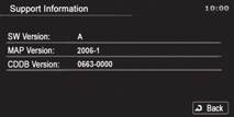 06 SPRÁVY VERZIA SYSTÉMU, SATELIT A1 A2 A3 A A1 A2 A3 - Prehliadnutie informácií o systéme: - verzia softvéru, - verzia kartografických údajov, - verzia databázy informácií systému.