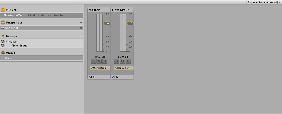 Music & SFX Εικόνα του audio mixer window Video tutorial σχετικό