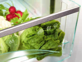 Zabudovateľné chladničky: plné čerstvých nápadov * PerfectFresh V zóne PerfectFresh vydržia vaše potraviny až trikrát dlh šie čerstvé.