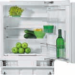Zabudovateľné chladničky Typ / predajné označenie Energetická trieda Výška výklenku [cm] Záves dvierok (meniteľný) Zvláštnosti PerfectFresh/DynaCool SoftClose tlmenie dvierok Prichytenie dvierok