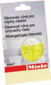 Čistiace a ošetrujúce prostriedky Miele* Čistiaci prostriedok pre umývačky riadu Ošetrujúci prípravok pre umývačky riadu Dávkovač vône pre umývačky riadu Pre efektívne vyčistenie umývačky riadu.