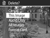 Cancel (A ) µ Playback ( ) This Image ( ) µ