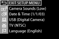 6: µ Setup ( µ ) µ Setup ( µ ) µ µ µ, µ, µ µ µ USB TV. µ Setup ( µ ) µ Capture ( ) Playback ( ).