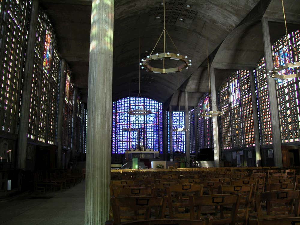 Notre Dame, Le Raincy, Εσωτερικός χώρος