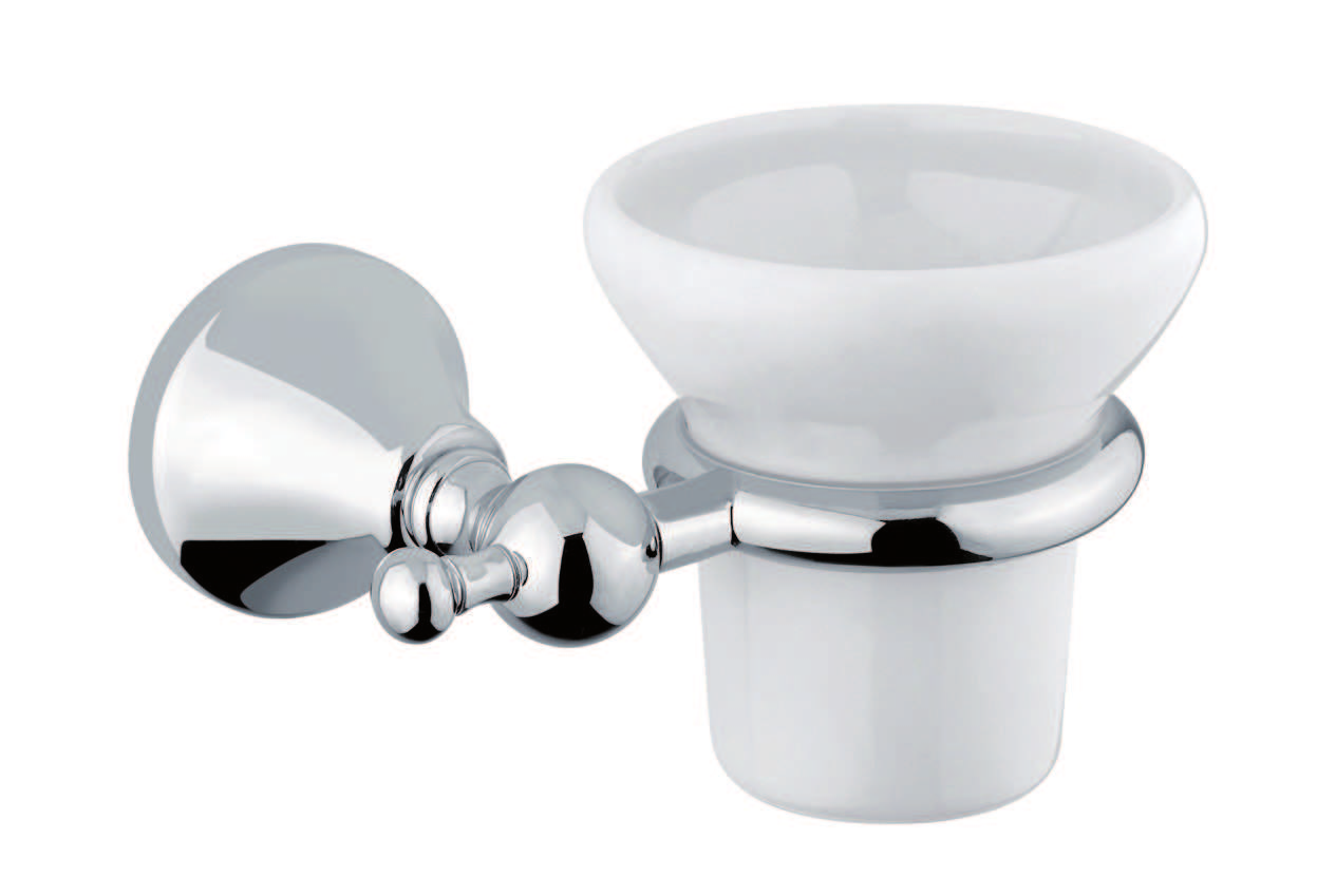 19 CR A020 Porta sapone in vetro con cristallo Soap holder in glass