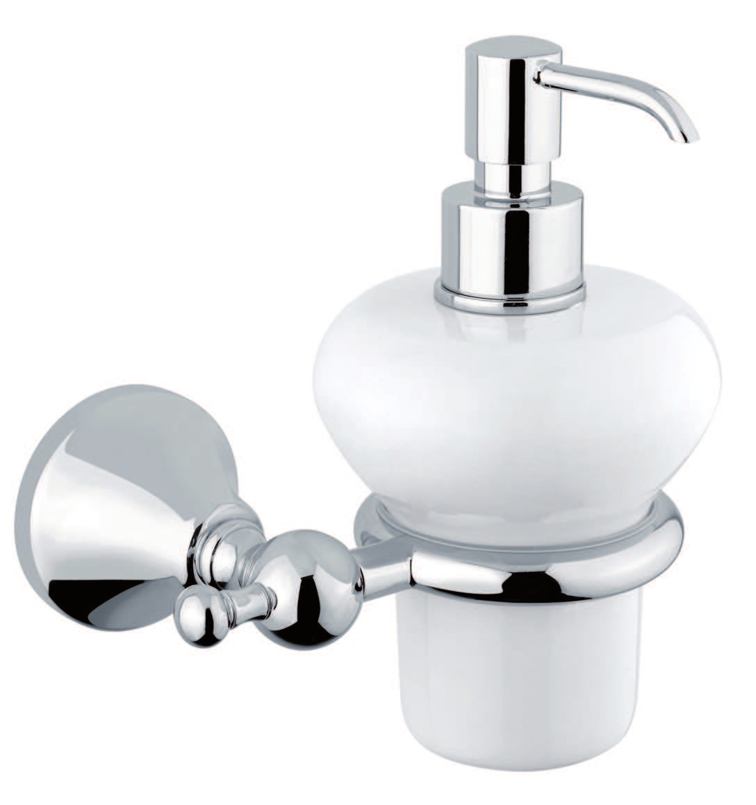 19 CR A220 Porta sapone liquido in vetro con cristallo Liquid soap dispenser holder in glass with crystal Porte-diffuseur de savon en verre avec cristal art.