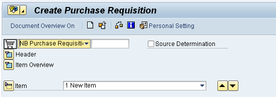 Βήμα 5 - Δημιουργία Αιτήματος για Αγορά. (Create Purchase Requisition) Δραστηριότητα: Δημιουργούμε ένα αίτημα αγορών.
