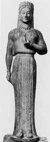 Κούρος από νεκροταφείο της Αναβύσσου (530 π.χ.).