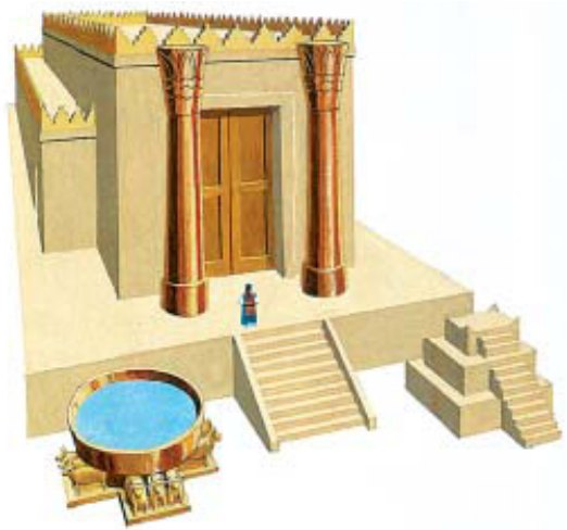 Ο ναός του Σολομώντα. Αναπαράσταση. Ο πρώτος ναός στην Ιερουσαλήμ κτίστηκε κατά την περίοδο της βασιλείας του Σολομώντα.