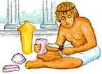 Μύθοι για το Σαπούνι Σύμφωνα με την Ελληνική μυθολογία, το σαπούνι κατάγεται από την αρχαία Ελλάδα και συγκεκριμένα από τη Λέσβο.