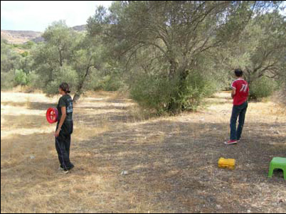 Οι μετρήσεις αυτές ήταν συνολικά 90 σε 30 διαφορετικές θέσεις, με απόσταση περίπου 200 m στον άξονα χ.