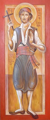 HOLY TAXIARHAI AND SAINT HARALAMBOS GREEK ORTHODOX CHURCH 7373 CALDWELL AVENUE, NILES, ILLINOIS 60714 -- PHONE (847) 647-8880 THE HOLY NEW MARTYR GEORGE THE SANDALMAKER FROM PHILADELPHIA Saint