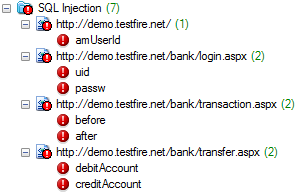 έκχυσης SQL. Υπάρχουν πολλές δυνατότητες με τις οποίες ένας κακόβουλος χρήστης μπορεί να εκμεταλλευτεί αυτήν την ευπάθεια.