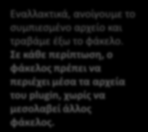 συμπιεσμένο αρχείο και τραβάμε έξω το φάκελο.