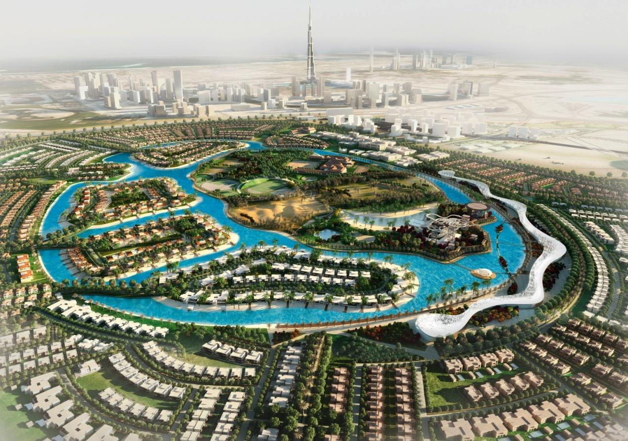 Mohammed bin Rashid City (μία νέα πόλη μέσα