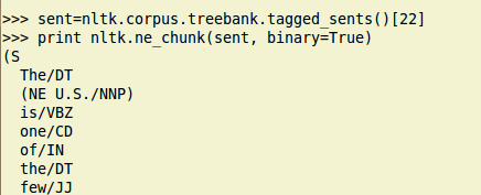 Chunking with NLTK To NLTK