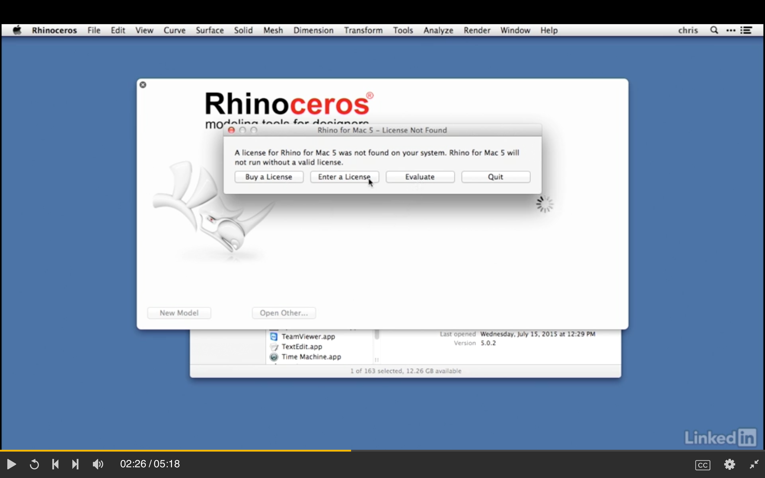 Πώς εγκαθιστούμε το Rhino (download). Το πρόγραμμα προσφέρεται δωρεάν (δοκιμαστική) χρήση για 90 ημέρες. Πηγαίνετε στην ηλεκτρονική διεύθυνση: https://www.rhino3d.