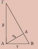 9. ν είναι το ύψος ορθογώνιου τριγώνου που αντιστοιχεί στην υποτείνουσα, τότε