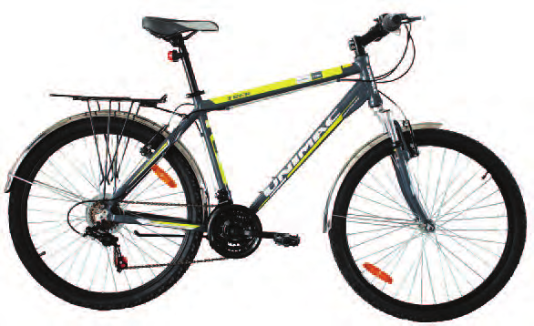 Ποδήλατα TREKKING 26 Κλασικό με πλούσιο εξοπλισμό και σκελετό αλουμινίου.