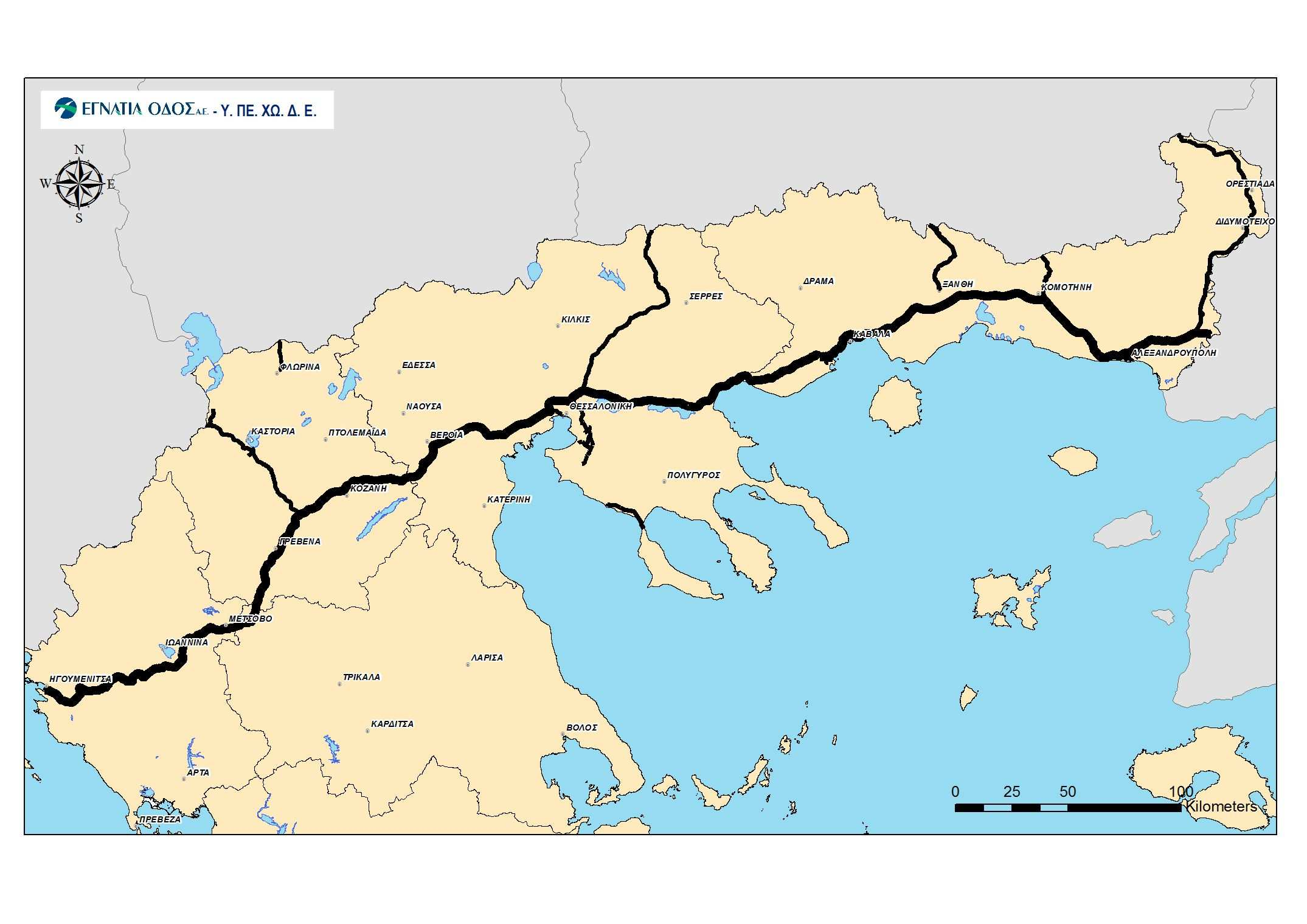 ΤΙΜΟΛΟΓΙΟ ΜΕΛΕΤΗΣ «Βελτίωση του επιπέδου οδικής ασφάλειας στον οδικό άξονα Θεσσαλονίκη Πολύγυρος (Ε.Ο.16), τµήµα Θέρµη Γαλάτιστα (ΝR16.